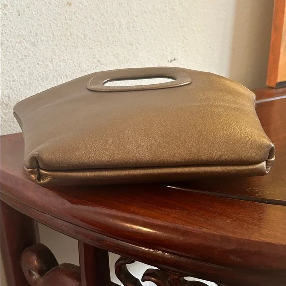 La Regale Metallic Brown  Leather Women's Bag - Picture 3 of 9